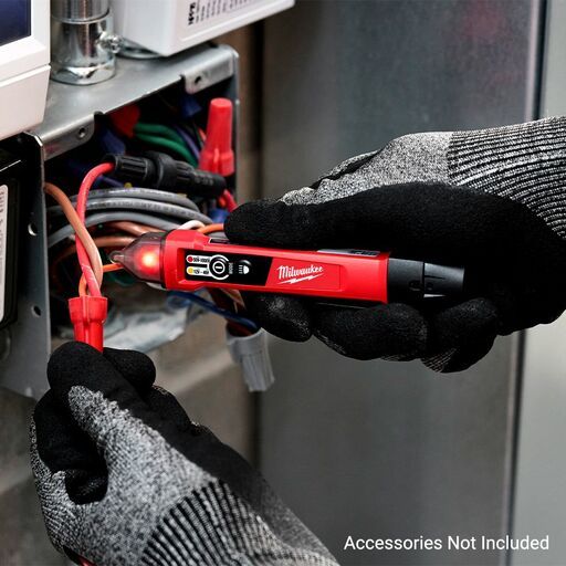 Milwaukee 3203-20 12V-49V AC Dual Range Non Contact Voltage Detector with Flashlight – image 5
