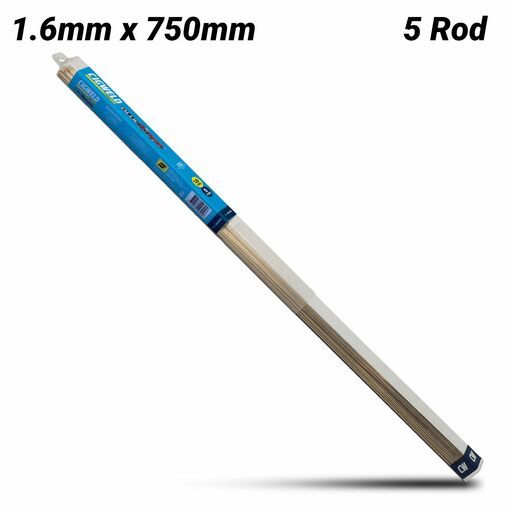 Cigweld 321208 1.6mm x 750mm BlueStrike Silicon Bronze (RB Cu Si-A) Brazing Rods - 5 Rods