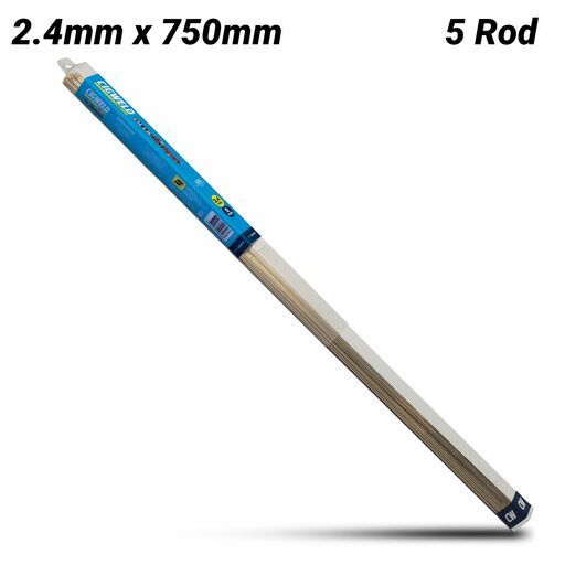 Cigweld 321209 2.4mm x 750mm BlueStrike Silicon Bronze (RB Cu Si-A) Brazing Rods - 5 Rods