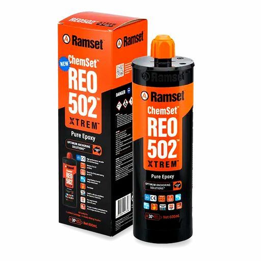 Ramset CREO502X 600ml CHEMSET Anchoring Epoxy Adhesive - XTREME Black Bottle – image 3