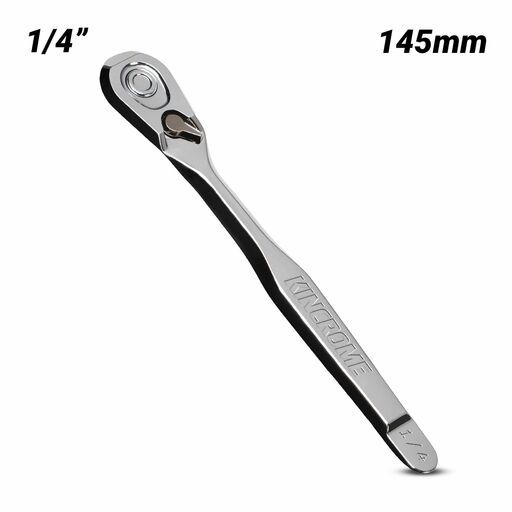 Kincrome K29401 145mm 1/4" Drive Quick Release 90 Teeth Ratchet