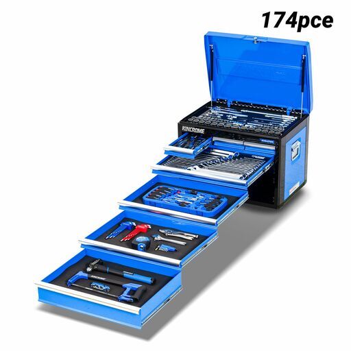 Kincrome K1219 174pce Tool Kit with 660mm (26") EVOLUTION 7 Drawer Tool Chest