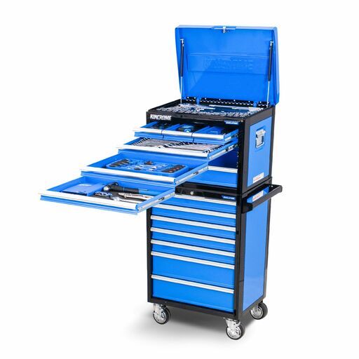 Kincrome K1230 205pce Workshop Tool Kit with EVOLUTION 14 Drawer Tool Chest & Trolley Set – image 2