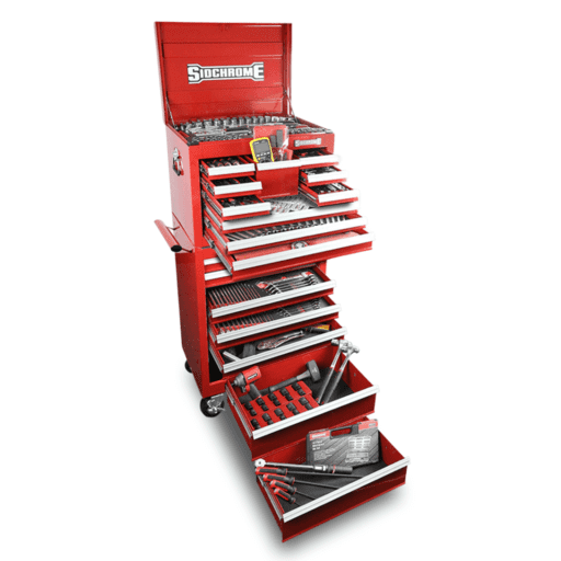 Sidchrome SCMT11408 461pce Metric/AF Tool Kit Roller Cabinet + Top Chest Kit – image 2