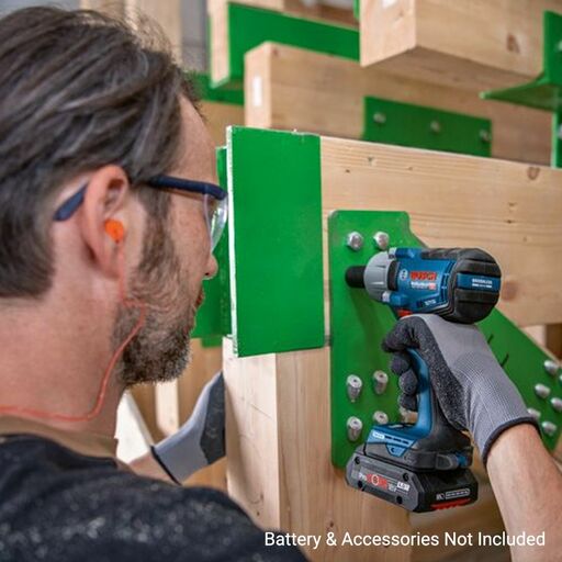 Bosch PRO GDS 18V-450 PC (0.601.9K4.100) 18V Li-ion Cordless Brushless 1/2" Square Impact Wrench - Skin Only – image 4