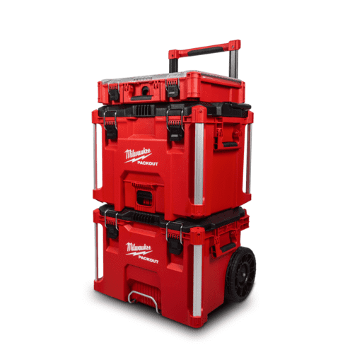 Milwaukee 48228430 + 48228423 + 48228427 PACKOUT 3pce Storage System Set