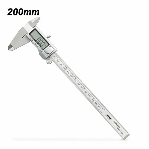 ITM TM610-220 200mm Digital Metric Imperial Fractional Vernier Caliper
