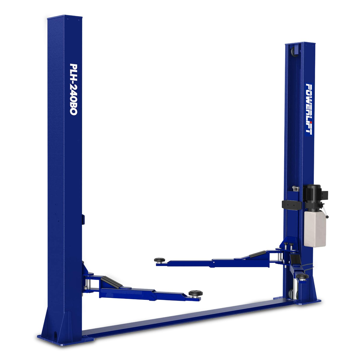 Launch PLH-240BO Powerlift 2 Post 4 Ton Base Plate Car Hoist – image 1