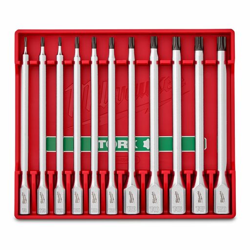 Milwaukee 4932500431 11pce 1/4” and 3/8” Drive Torx Long Bit Socket Set – image 4