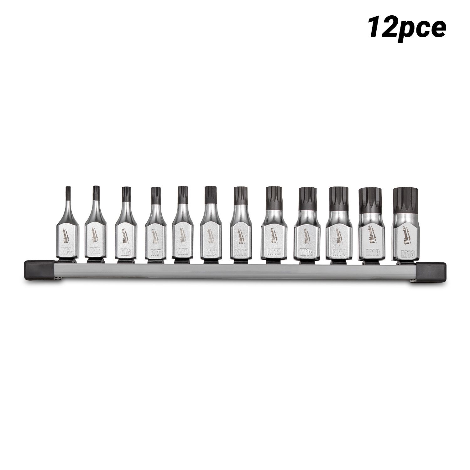 Milwaukee 4932500433 12pce 3/8" Drive Triple Square Bit Socket Set – image 2