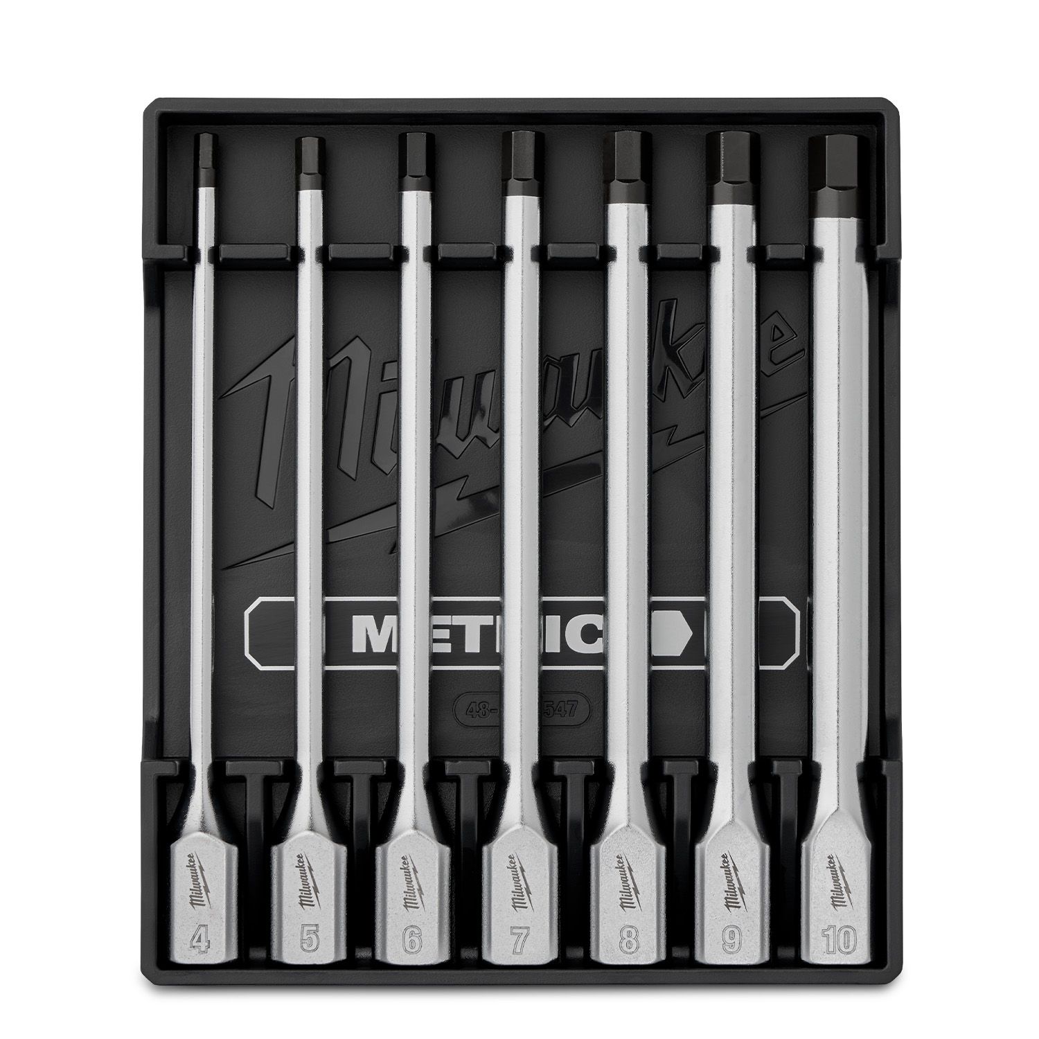 Milwaukee 4932500435 7pce 3/8” Drive Metric Hex Long Bit Socket Set – image 4