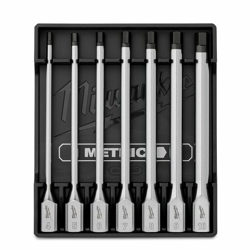 Milwaukee 4932500435 7pce 3/8” Drive Metric Hex Long Bit Socket Set – image 4