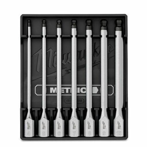 Milwaukee 4932500436 7pce 3/8” Drive Metric Hex Long Ball End Bit Socket Set – image 4