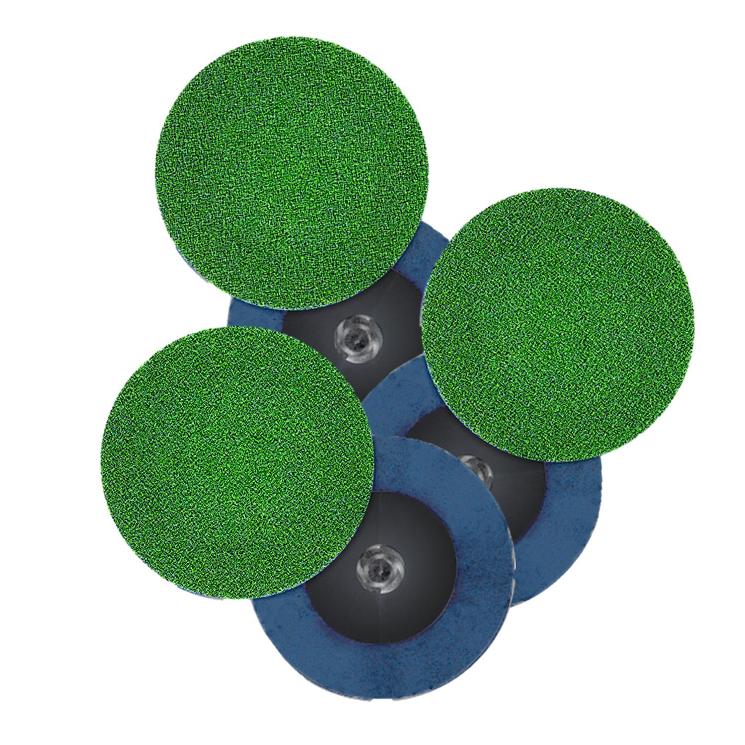 Sia Abrasives F03E02DE1W 6-Pack 75mm P80 Ceramic Grit R-Type Quick Connect 2560 Sanding Disc – image 2