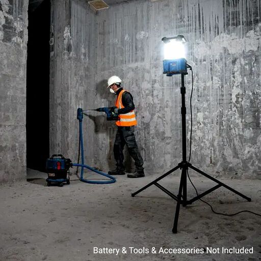 Bosch GLA 18VH-7500 (0.601.4A5.001) PROFESSIONAL 18V Li-ion Cordless 7500lm Jobsite Light - Skin Only – image 4