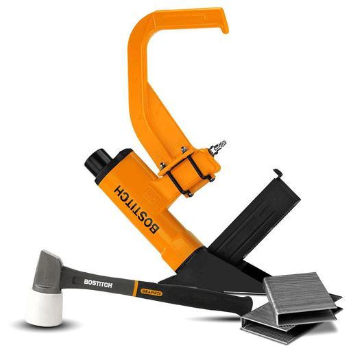 Bostitch MIIIFS45MM 38-50mm Secret Flooring Stapler Gun With 45mm Flooring Staples