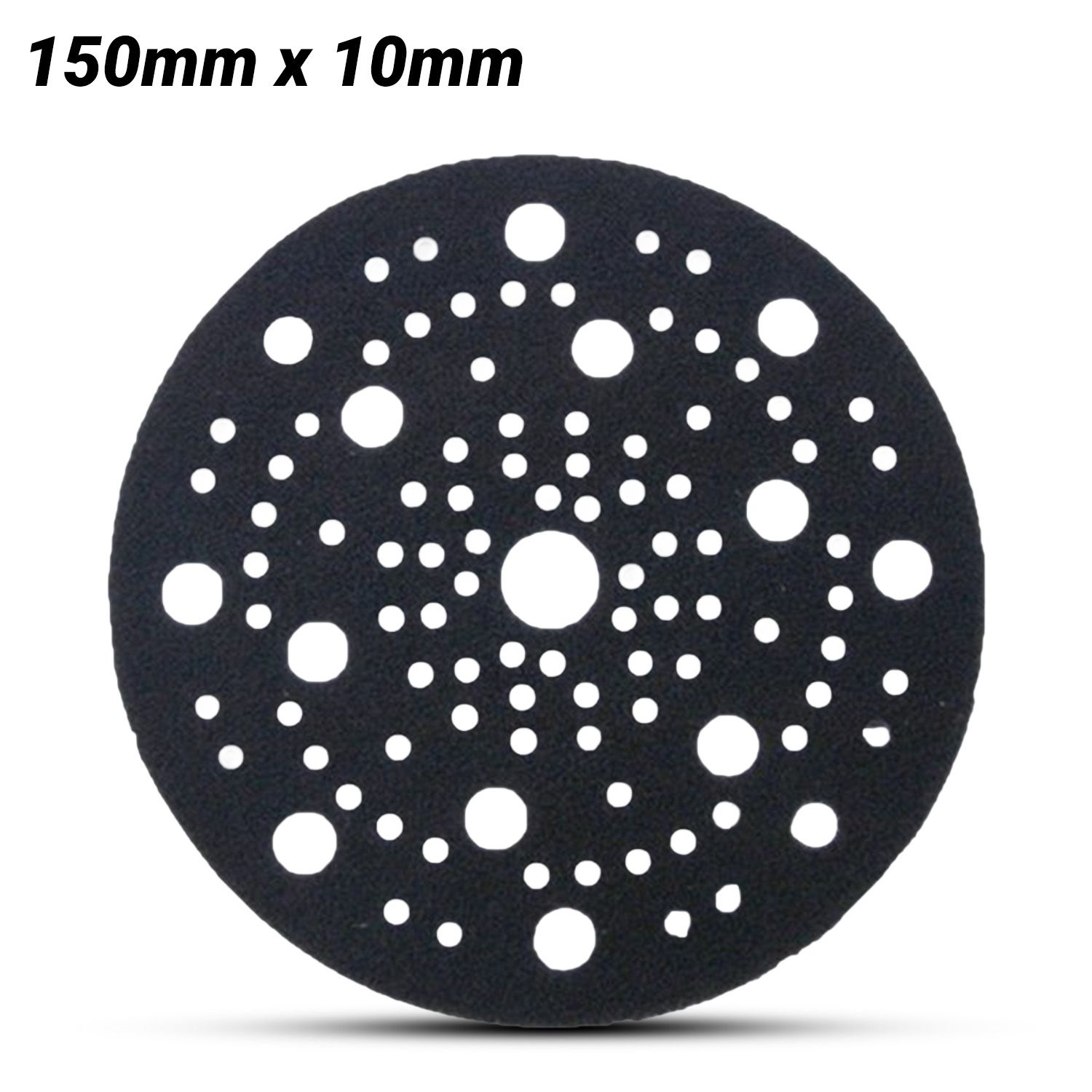 Sia Abrasives F03E02DD8Y 150mm x 10mm 103 Hole Foam Interface Pad – image 1