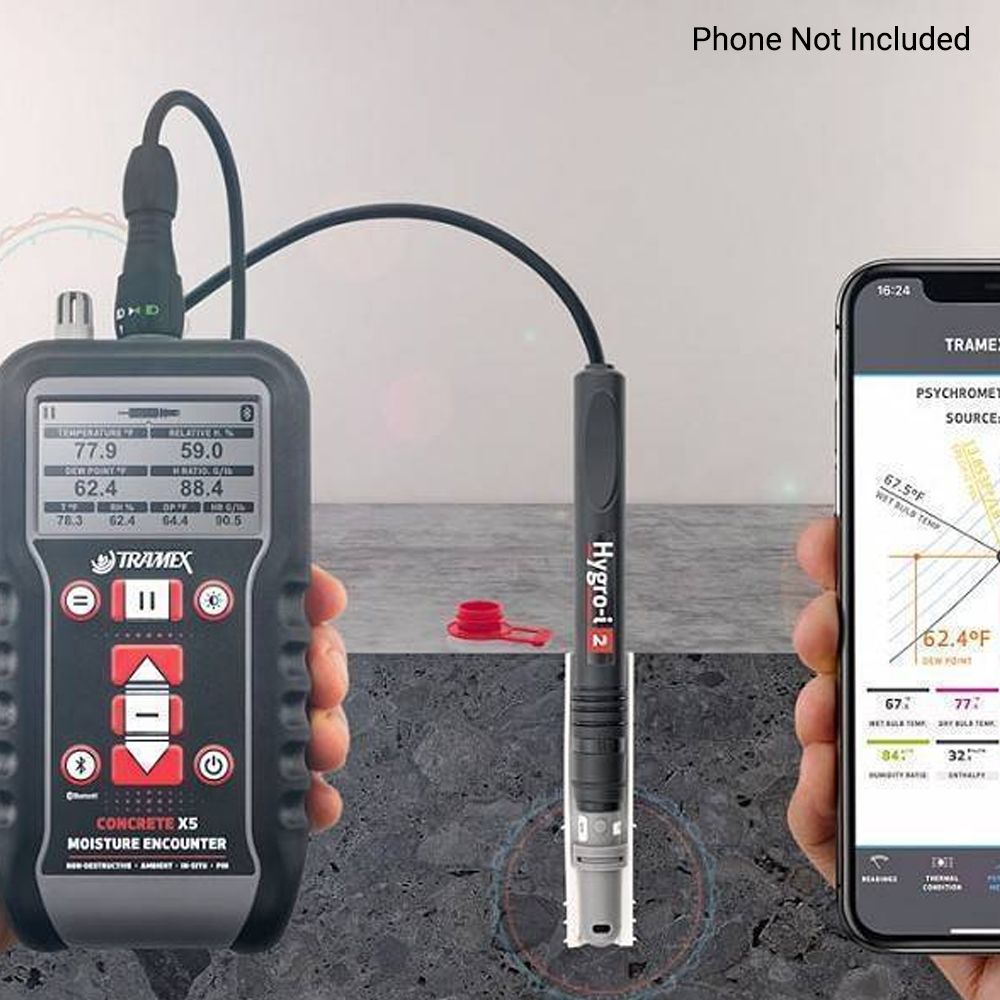 Tramex CMEX5 Concrete Moisture Meter – image 5