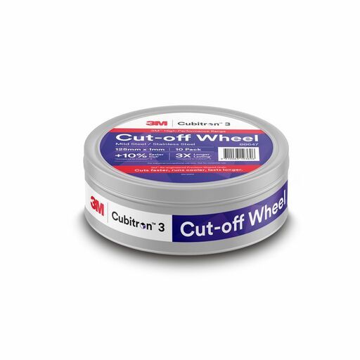 3M 7100394528 10-Pack 125mm x 1mm Cubitron 3 Cut-Off Wheel – image 4