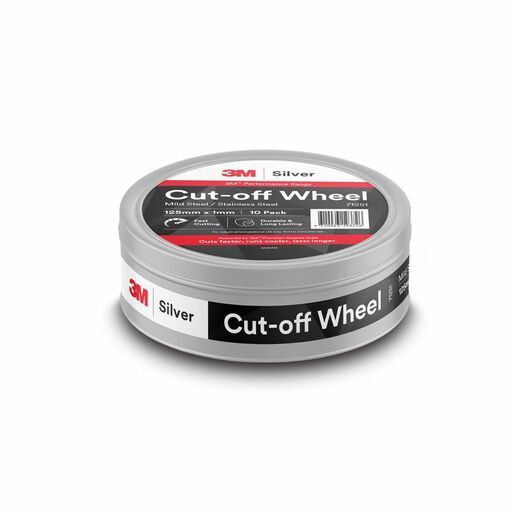 3M 7100394563 10-Pack 125mm x 1mm Silver Cut-Off Wheel – image 4