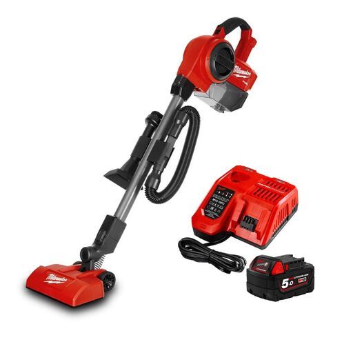 Milwaukee M18FCVL-0+M18SP-501B 18V 5.0Ah Li-Ion Cordless Brushless L-Class Compact Vacuum Combo Kit – image 2