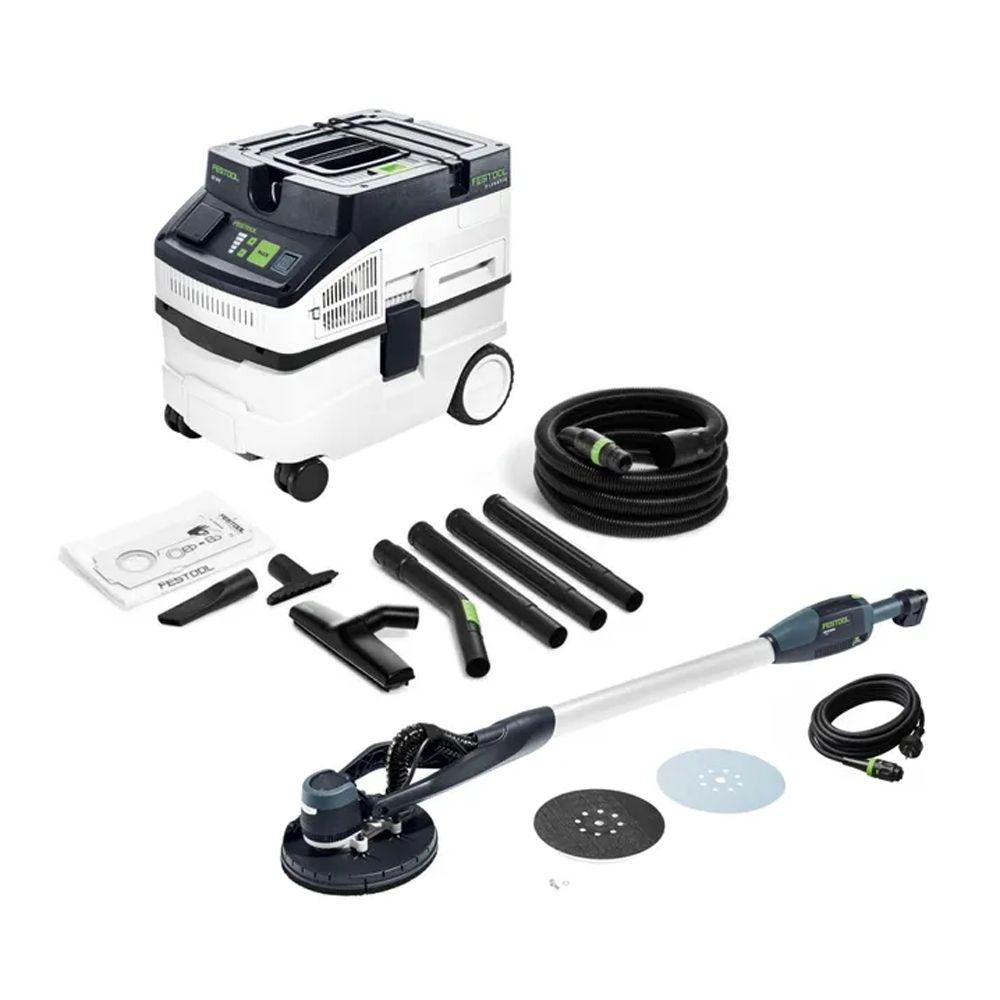 Festool LHS 225 PLANEX Easy (270403) 225mm Drywall Sander Basic with CT15l HEPA Class Dust Extractor Set – image 1