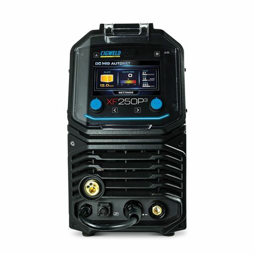 Cigweld XF250P3 (W1400250) BlueVenom 250A MIG/Stick/TIG Multi-Process Pulse Welder – image 2