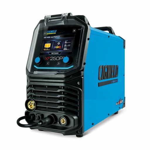 Cigweld XF250P3 (W1400250) BlueVenom 250A MIG/Stick/TIG Multi-Process Pulse Welder