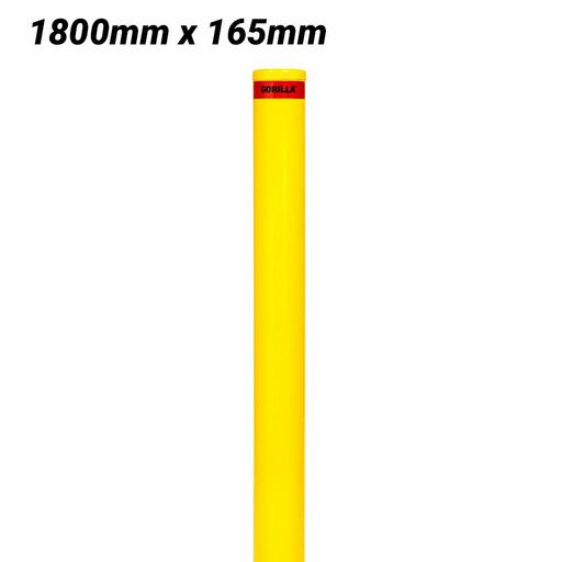 Gorilla BOL-FX-180.16 1800mm x 165mm Fixed Concrete Fillable In-Ground Bollard