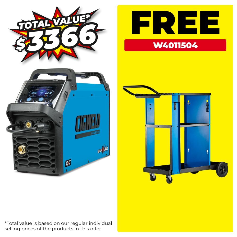 Cigweld XF2306-SIC (W1400230) BlueVenom 6-in-1 Professional MIG/TIG/STICK Multi-Process Welder – image 1