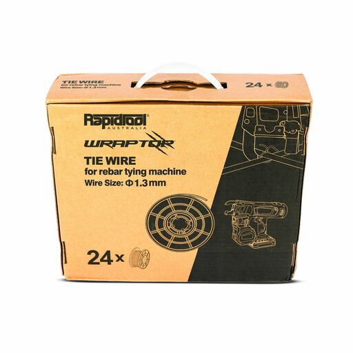 RAPIDTOOL WGW-1 24-Pack 1.3mm Galvanised WRAPTOR Tie Wire Pack – image 5
