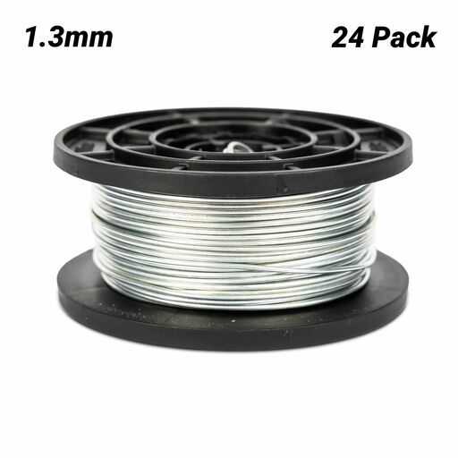 RAPIDTOOL WGW-1 24-Pack 1.3mm Galvanised WRAPTOR Tie Wire Pack