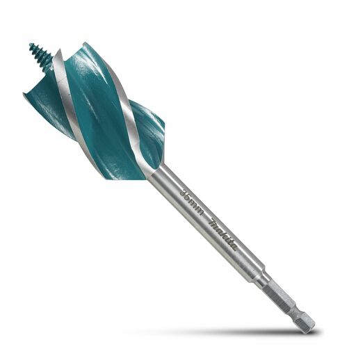 Makita E-26711 35mm x 165mm 1/4" Hex Impact 4-Cut Wood Auger Bit – image 2