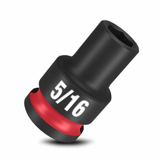 Milwaukee 49666102 3/8" Drive 5/16" Shockwave SAE Standard 6 Point Impact Socket – image 4