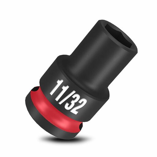 Milwaukee 49666103 3/8" Drive 11/32" Shockwave SAE Standard 6 Point Impact Socket – image 4