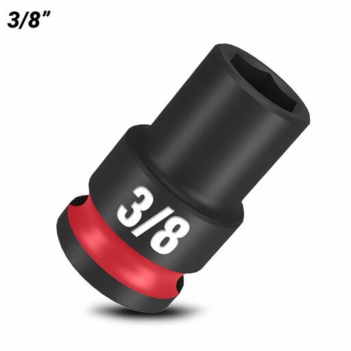 Milwaukee 49666104 3/8" Drive 3/8" Shockwave SAE Standard 6 Point Impact Socket – image 2
