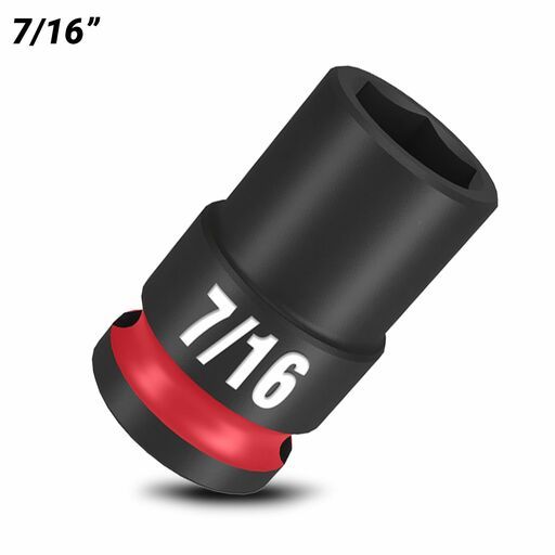 Milwaukee 49666105 3/8" Drive 5/16" Shockwave SAE Standard 6 Point Impact Socket – image 2