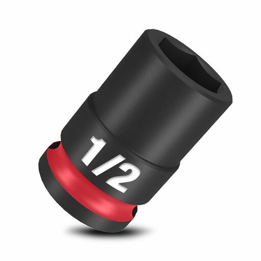 Milwaukee 49666106 3/8" Drive 1/2" Shockwave SAE Standard 6 Point Impact Socket – image 4
