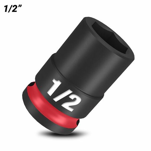Milwaukee 49666106 3/8" Drive 1/2" Shockwave SAE Standard 6 Point Impact Socket – image 2