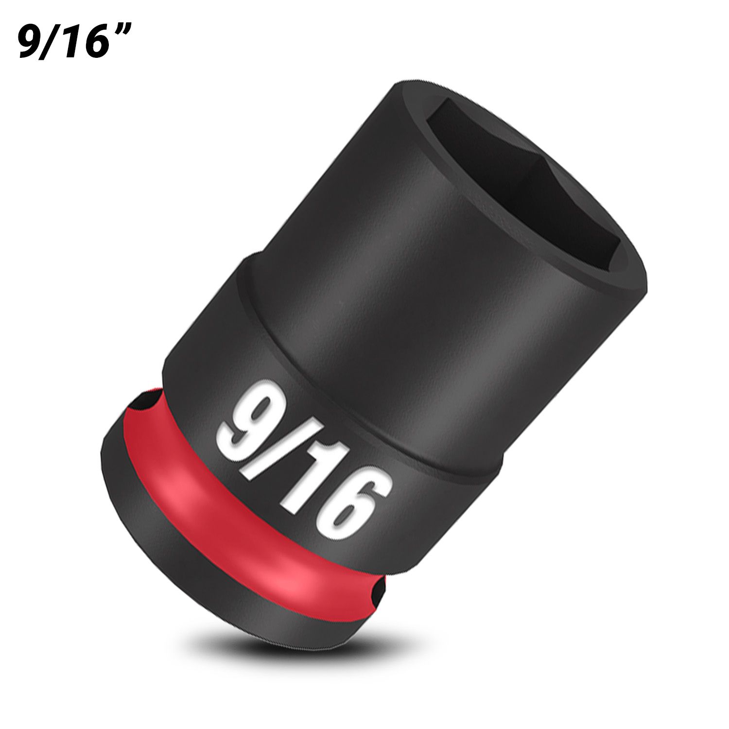 Milwaukee 49666107 3/8" Drive 9/16" Shockwave SAE Standard 6 Point Impact Socket – image 2