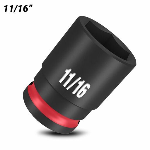 Milwaukee 49666109 3/8" Drive 11/16" Shockwave SAE Standard 6 Point Impact Socket – image 2