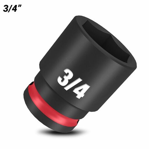 Milwaukee 49666110 3/8" Drive 3/4" Shockwave SAE Standard 6 Point Impact Socket – image 2