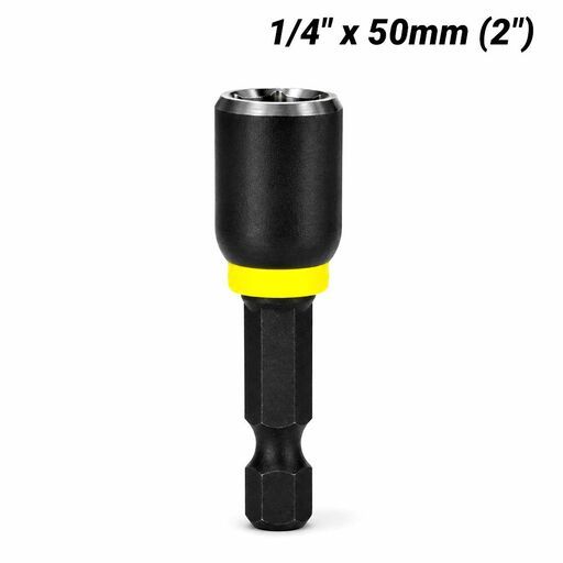 Milwaukee 49664503 5/16" x 50mm (2") SHOCKWAVE Magnetic Nut Driver Power Bit – image 2