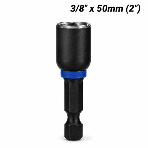 Milwaukee 49664505 3/8" x 50mm (2") SHOCKWAVE Magnetic Nut Driver Power Bit – image 2