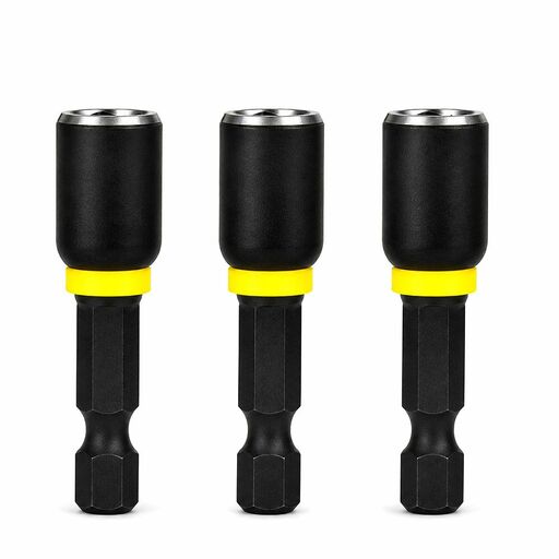 Milwaukee 49664523 2-Pack 5/16" x 50mm (2") SHOCKWAVE Magnetic Nut Driver Power Bits – image 5