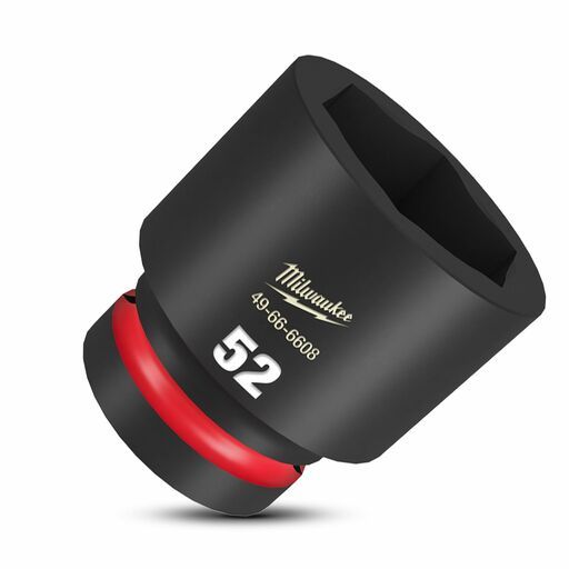 Milwaukee 49666608 1" Drive 52mm SHOCKWAVE Standard 6 Point Impact Socket – image 4