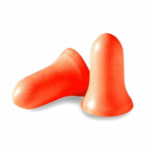 HOWARD LEIGHT MXM-1-D 500-Pack Dispenser Refill Bell Shaped SLC80 26DB Class 5 Orange Regular Ear Plugs – image 2