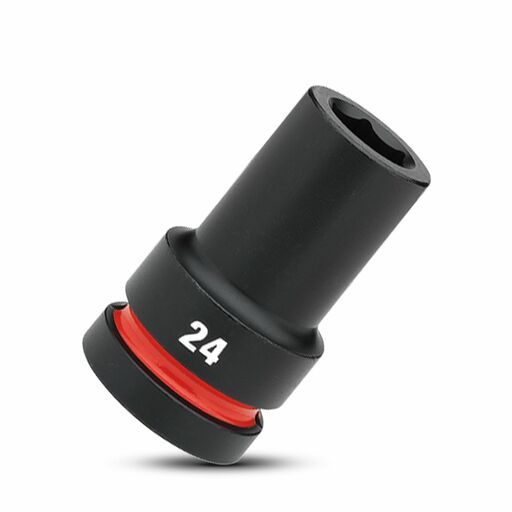 Milwaukee 49666619 1" Drive 24mm SHOCKWAVE Deep 6 Point Impact Socket – image 4
