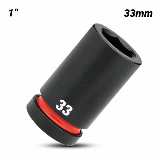 Milwaukee 49666627 1" Drive 33mm SHOCKWAVE Deep 6 Point Impact Socket – image 2