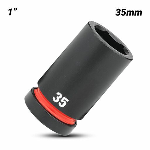 Milwaukee 49666629 1" Drive 35mm SHOCKWAVE Deep 6 Point Impact Socket – image 2